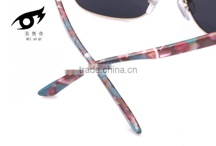 2016 new design lady sunglasses high quality glasses