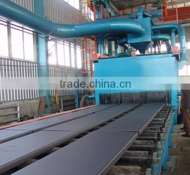 Metal sheet shot blast machines
