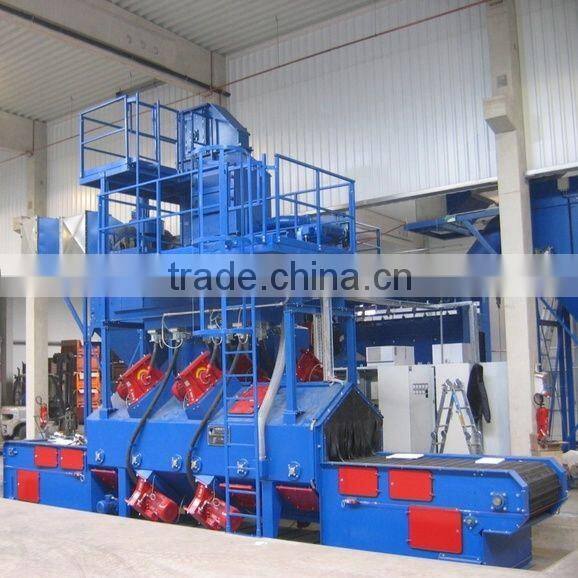 Pass Through Wire Mesh/Wire mesh belt shot blasting machine/Net Belt Conveyor Shot Blasting Cleaning/Descaling Machine