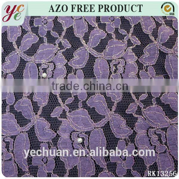 Wedding dress design bead cotton cord fabric for milana bra lace bra