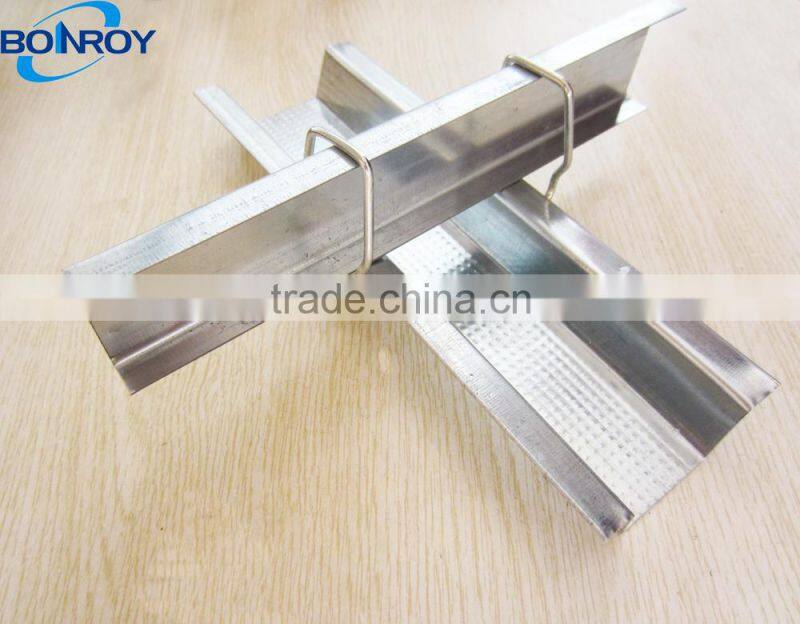 Galvanized metal stud and track for drywall steel 35*22*12*300*0.45mm