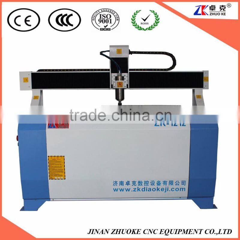 High Quality Low Cost 1218 Advertising CNC Router , CNC Router With Vacuum Table Dust Collector DSP Handle Control ZK-1218