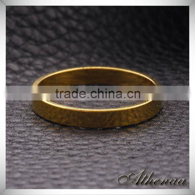 Free Shipping Wholesale Jewelry Gold Filled Simple Ring Design for Women
