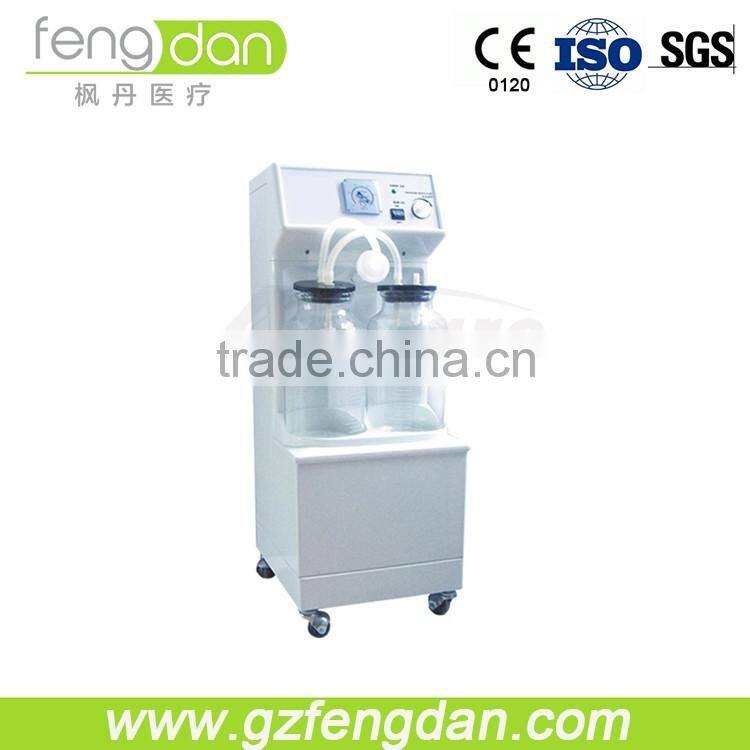 Anti retraction dental suction with oil free piston pump