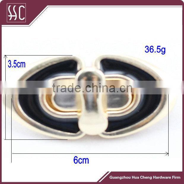 metal twist bag lock, hardware lock for bag