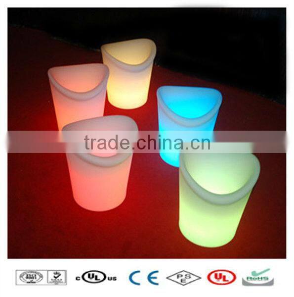 LED Lighting Colorful bar beer cooler plastic led huge ice bucket