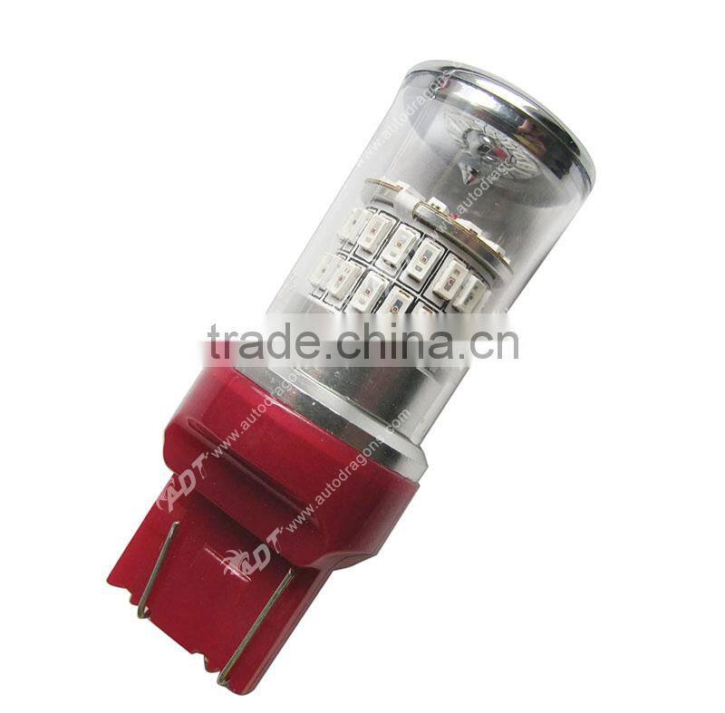 Newest promotion Red 48W 7443 base 3014 SMD 12v dc car led lighting with all base avaliable