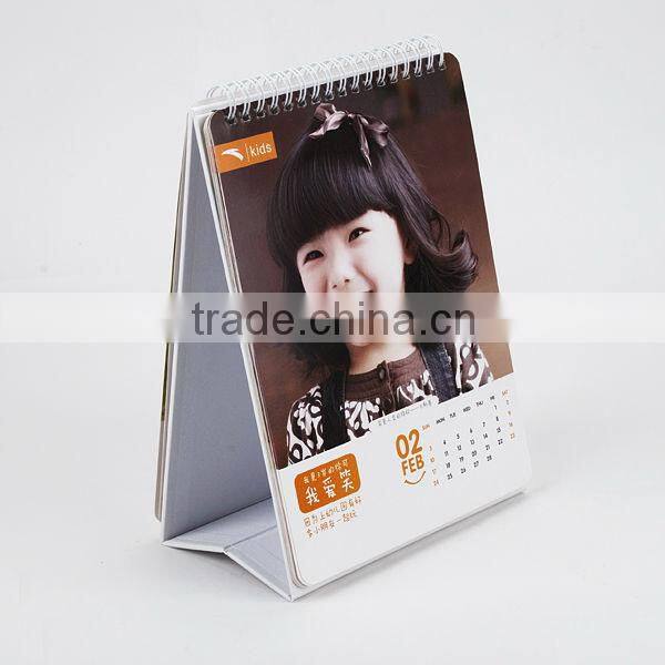 business promotion top quality wall paper table & desk & wall & 365 yearly calendar 2014 & calendar 2013 printing in Shenzhen