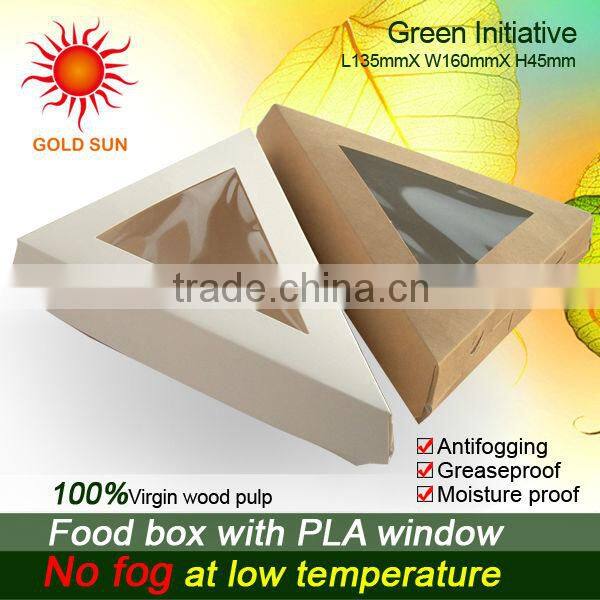 The triangle 2013 Newest Cake bakery packing With Anti-fog Window