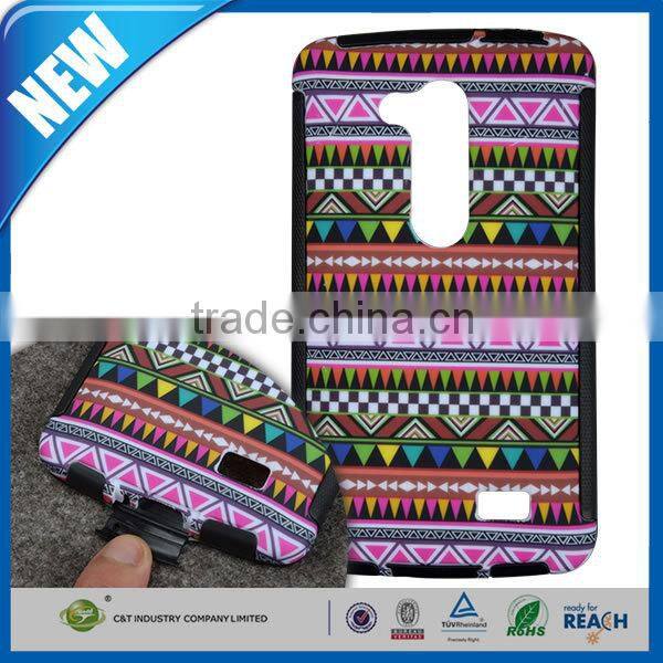 C&T Pure 4 Colors Hybrid Cover Case For LG L Fino D295 D290N