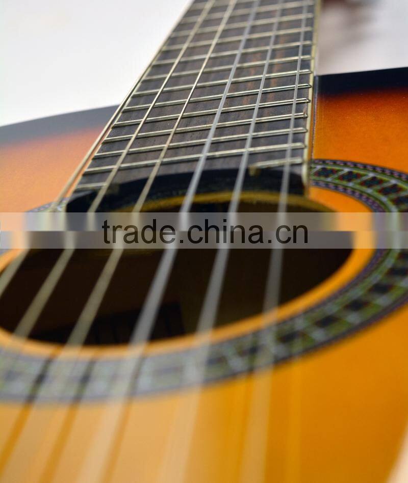 4/4 size 39inch China wholesale guitar classical for student