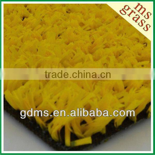 Durable artificial grass for recycled rubber mat