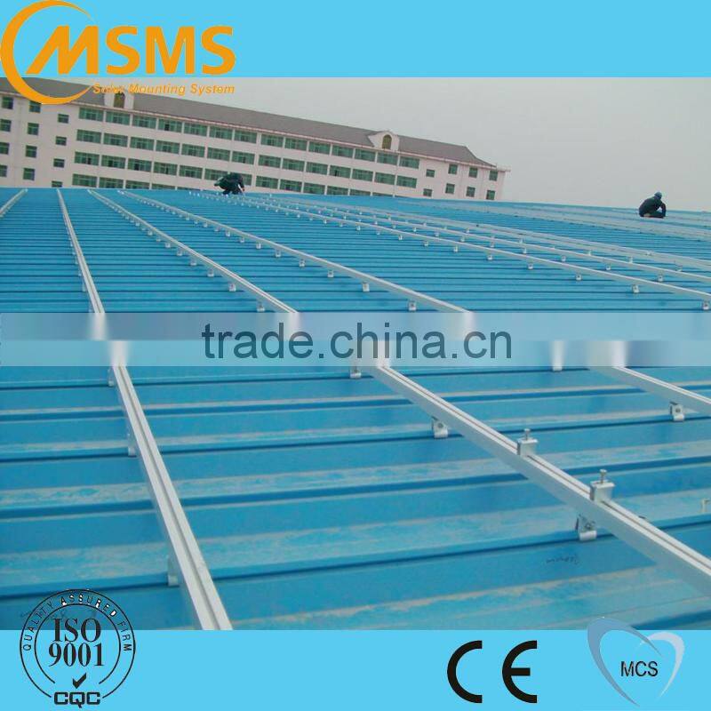 Easy installation aluminum solar panel mounting structure