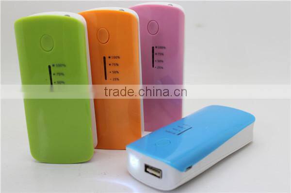 Fast charging 5200mah portable power bank manual for power bank battery charger