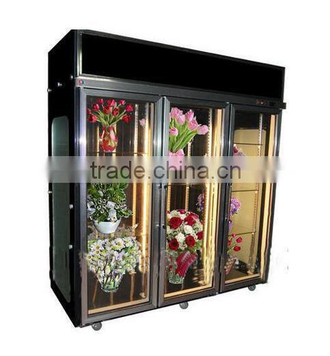 Vacuum cooler for fresh flowers refrigerated dispaly cabinet