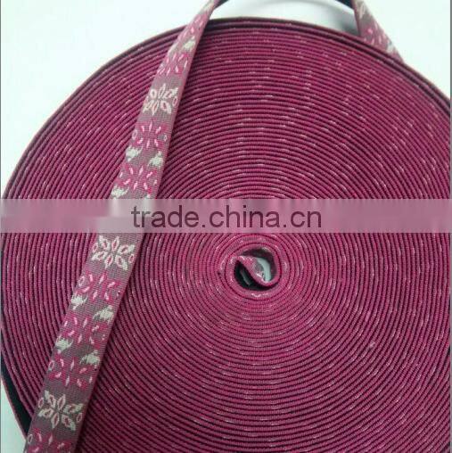 High quality jacquard ribbon waterproof webbing woven polyester fabric