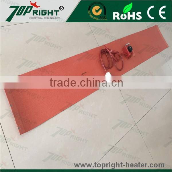 220v Silicone rubber heating element silicone rubber heat blanket with adjusted thermostat