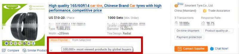 Heavy Radial Truck Tire For Commercial Use 750R16