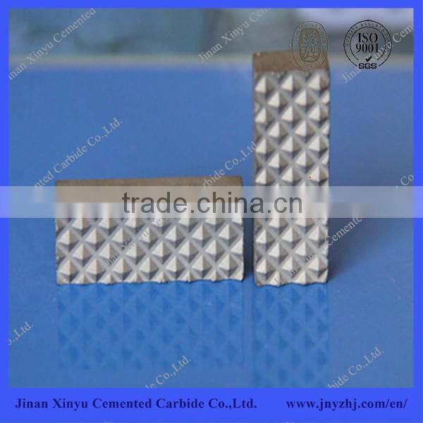 Hardmetal Gripper Inserts Brazed in Chuck Jaws Used in Diamond Drilling