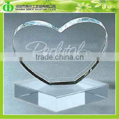 DDL-H058 Trade Assurance Clear Acrylic Wedding Award
