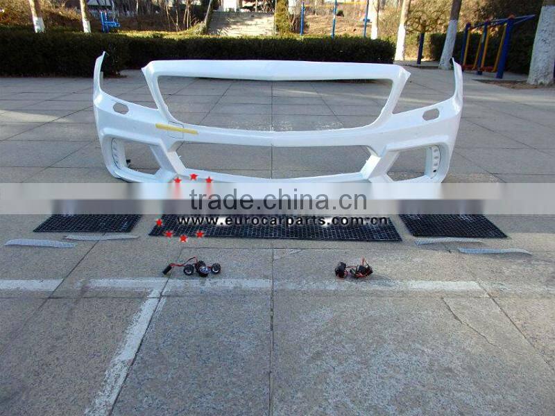 MB CLS CLASS w218 CLS350 body kit for W218 CLS300 CLS350 CLS63 to WD style with front bumper rear bumper muffler tips grill