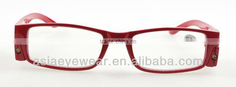 Light reading glasseswith case, LED Reading Glasses Fashion LED Light Reading Glasses LED Light up Read