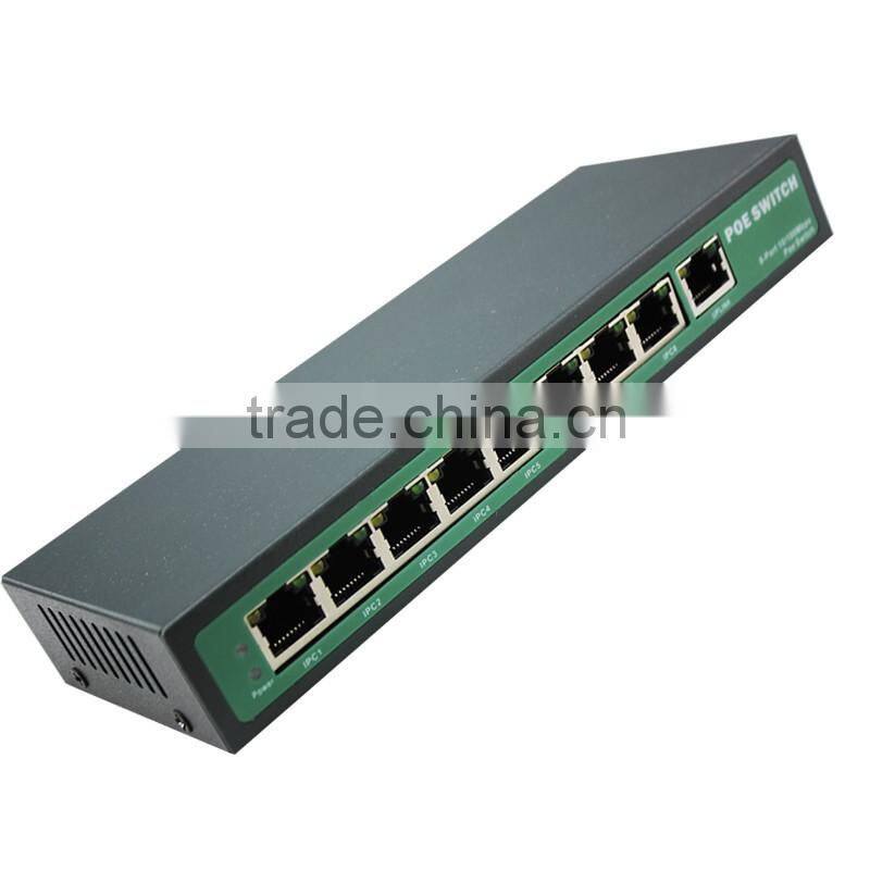 9 port POE Switch 8 POE 48v 10/100mbps RJ45 IEEE802.3af/at