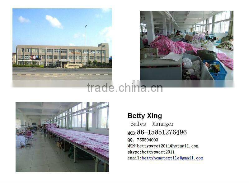 jacquard and dobby fabric/the United States (U.S.)/nantong factory/ orange bedding set/quilted fabric bedding set/ mirofiber