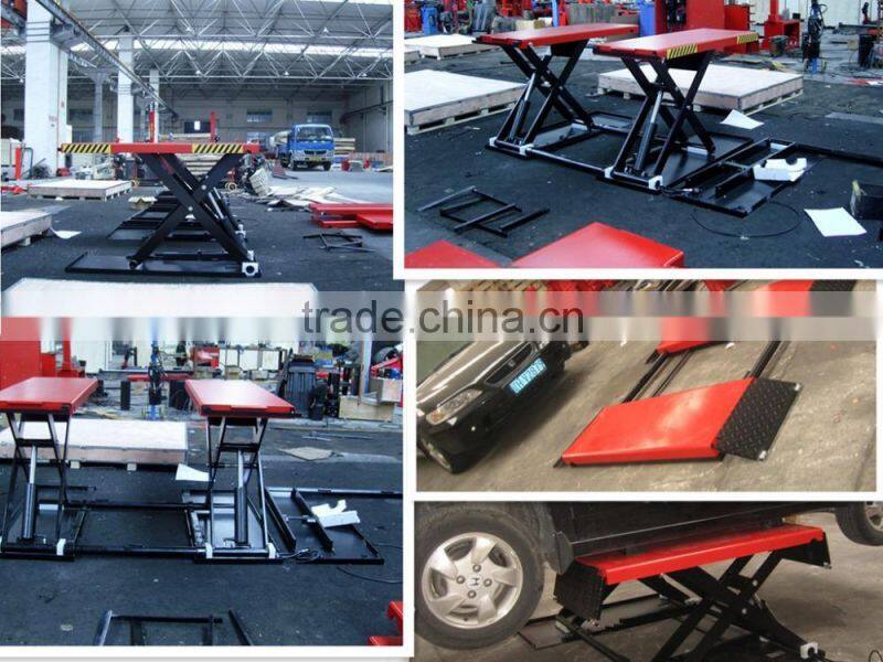 JUNHV JH-F3000 small platform scissor car lift with CE