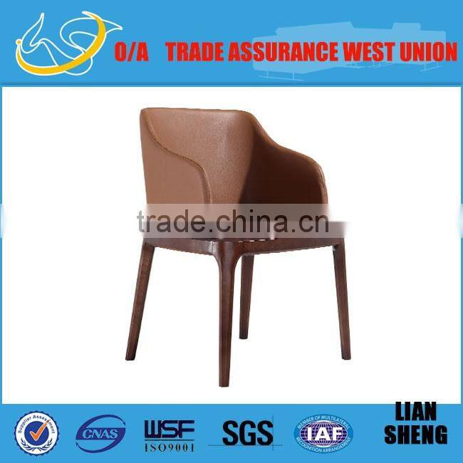 2016 newest dinning chair with PU upholstered back and seat without arms DCW9012#
