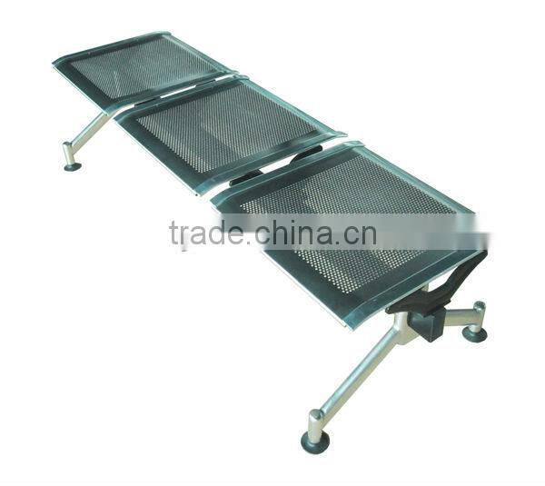stainless steel flat seat airport chair/ waiting chairs