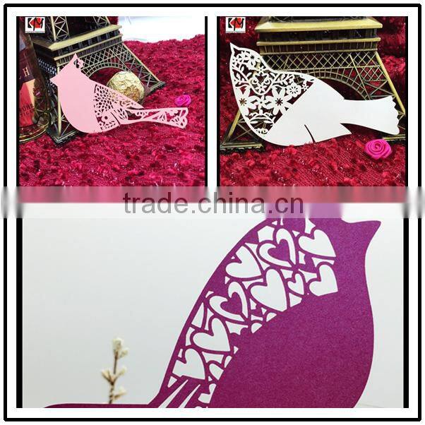 Good quality party decoration bird place card holder wedding
