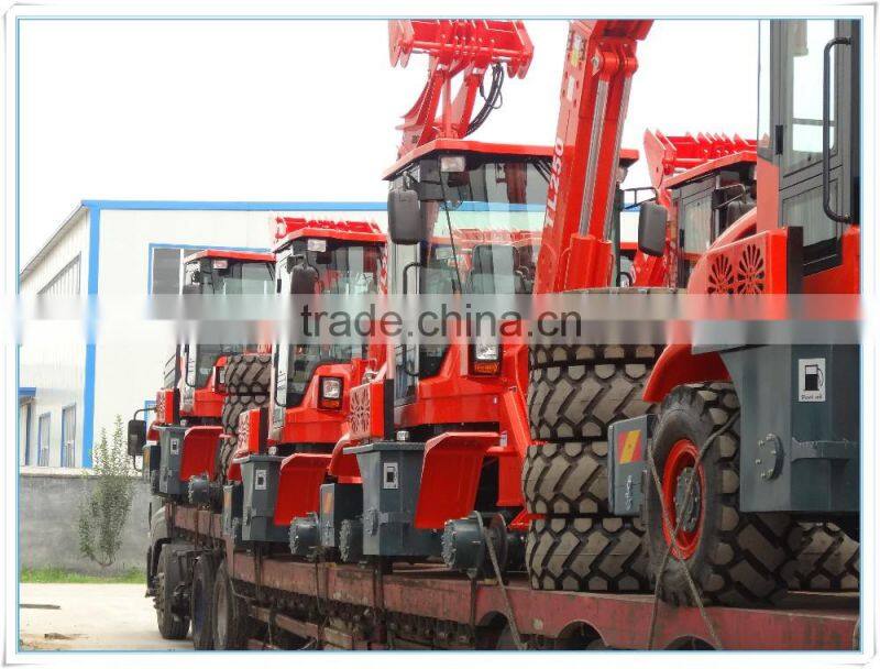 4 wheel drive hydrostatic wheel loader made in China for sale