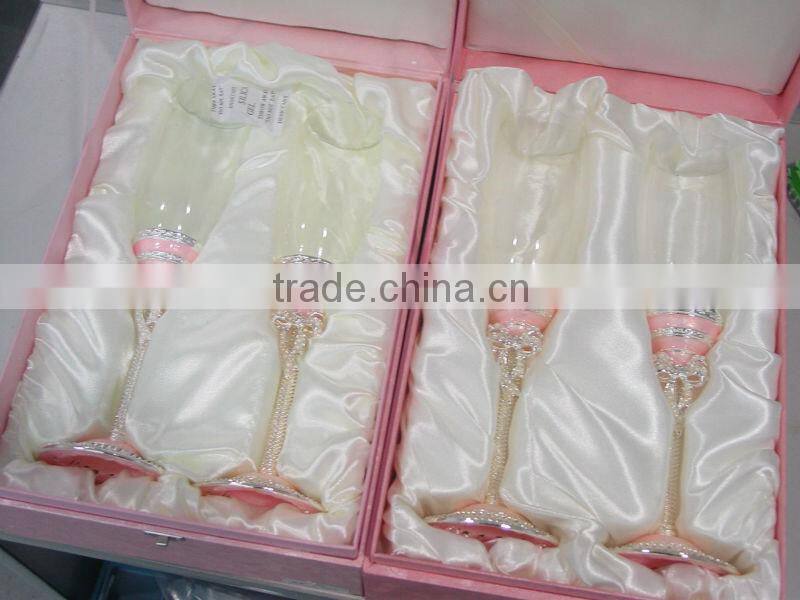 RORO Cherish Lifetime pearl enamel crystal glass wine glass champagne glass