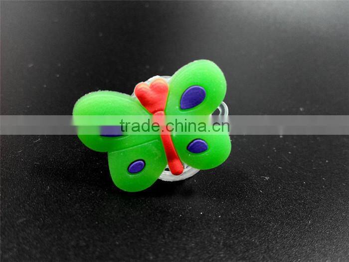 Cat/ Butterfly/ Hand Design Decoration & Celebration Soft PVC LED Party Rings