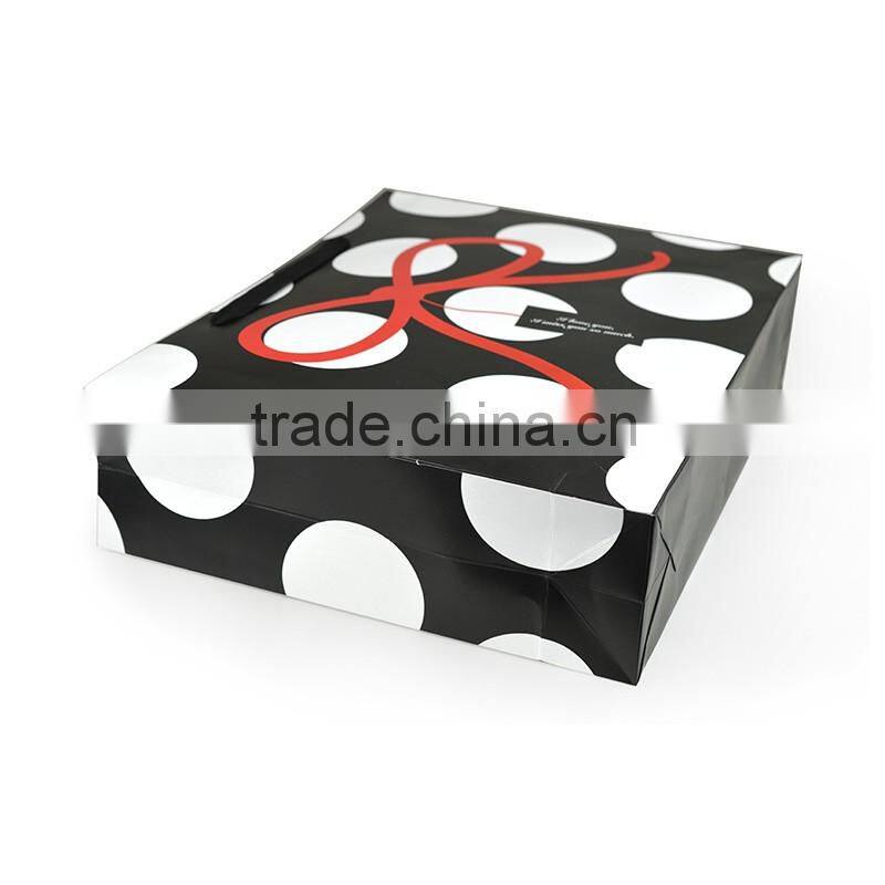 printing classical string dot with tag paper bag