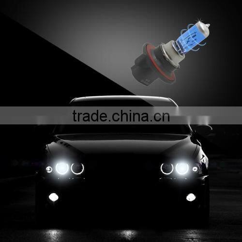 H13 Halogen Headlight Car Headlight Bulb Lamp 60/55W Super White Vehicle Light Source 5000K 2Pcs
