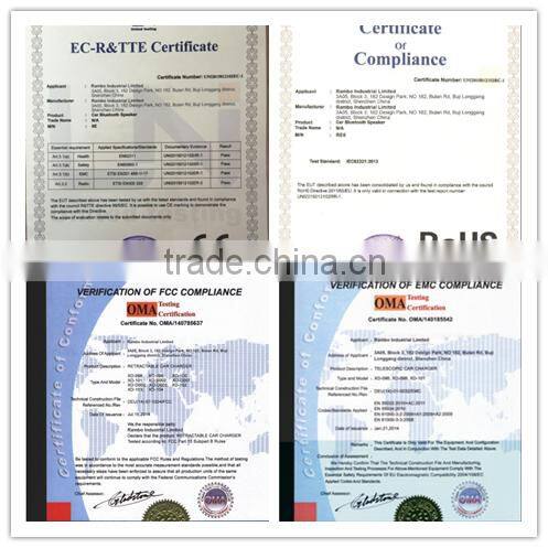 Professional Silicone Metal Stereo Outdoor Bluetooth Speaker RS111