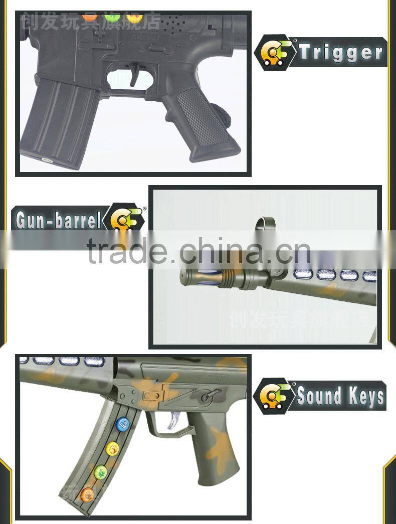 AK-3388B Chico de juguetes--BO infrared sound gun toys for kids promotion gift toys for sale