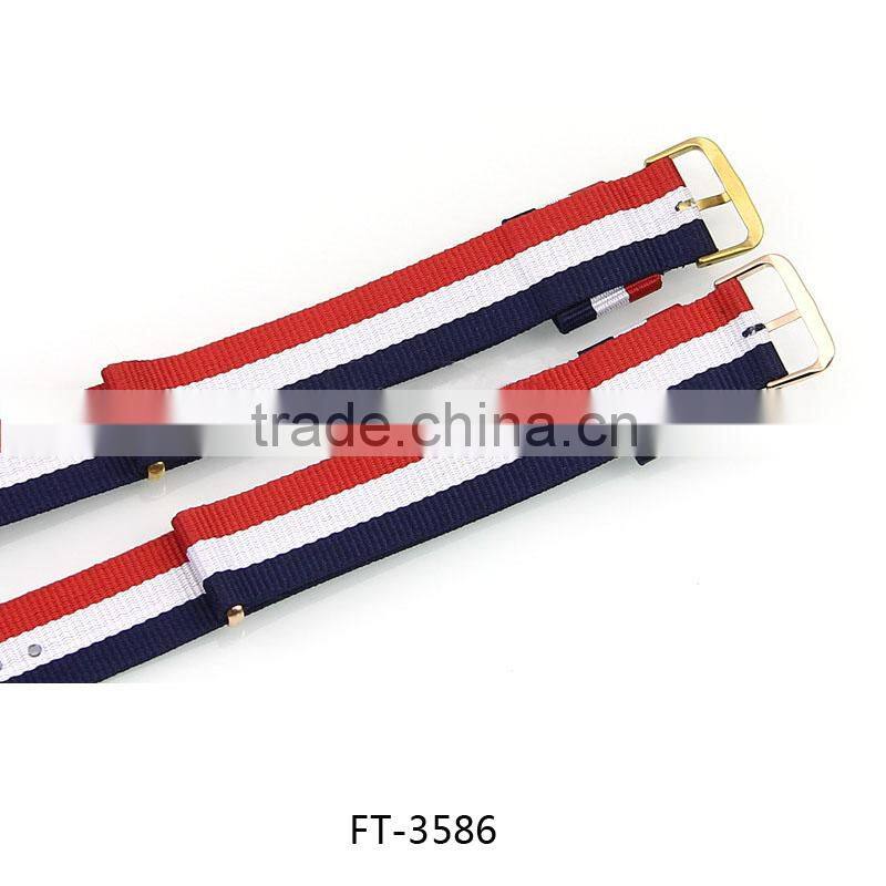 Popular 3colors Fabric Waist Strap red white navy