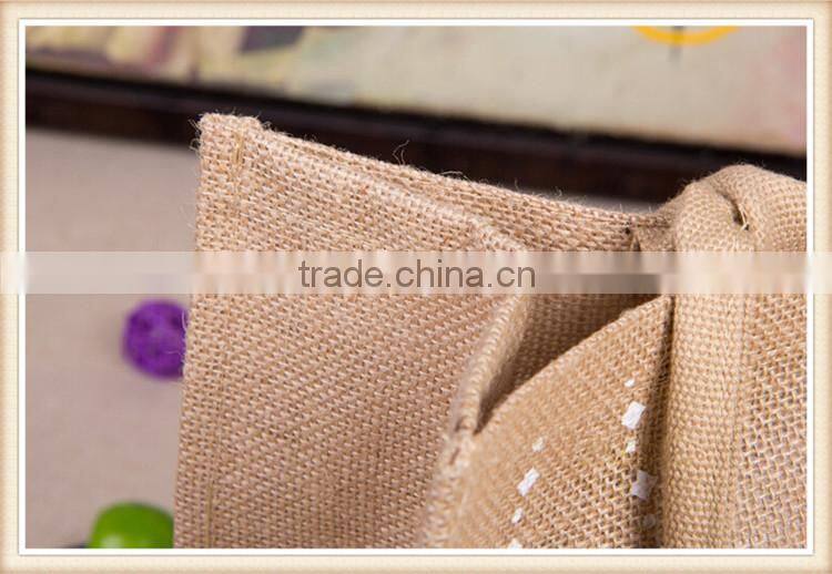Christmas series printing jute bag