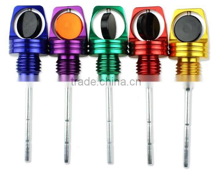 CNC Aluminum Alloy motorcycle oil stick Motorcycle CNC oil level gauge For GY6 50 125,BWS,JOG 50 Scooter