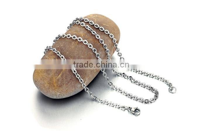 Wholesale stainless steel rolo chain necklace