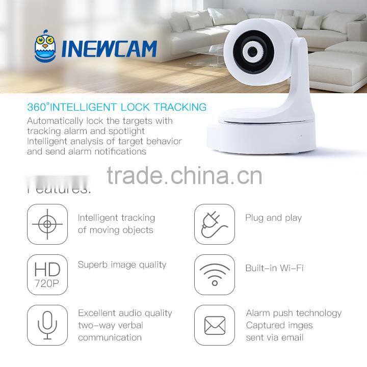 HOT !!! HD 720P ir ptz mini smart robot wifi ir ip camera