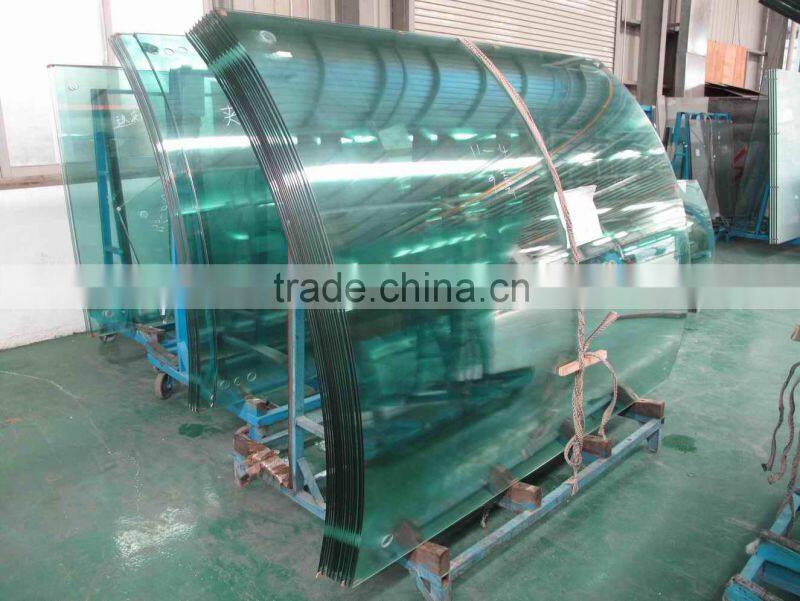tempered glass 10mm 12mm/10mm thick tempered glass