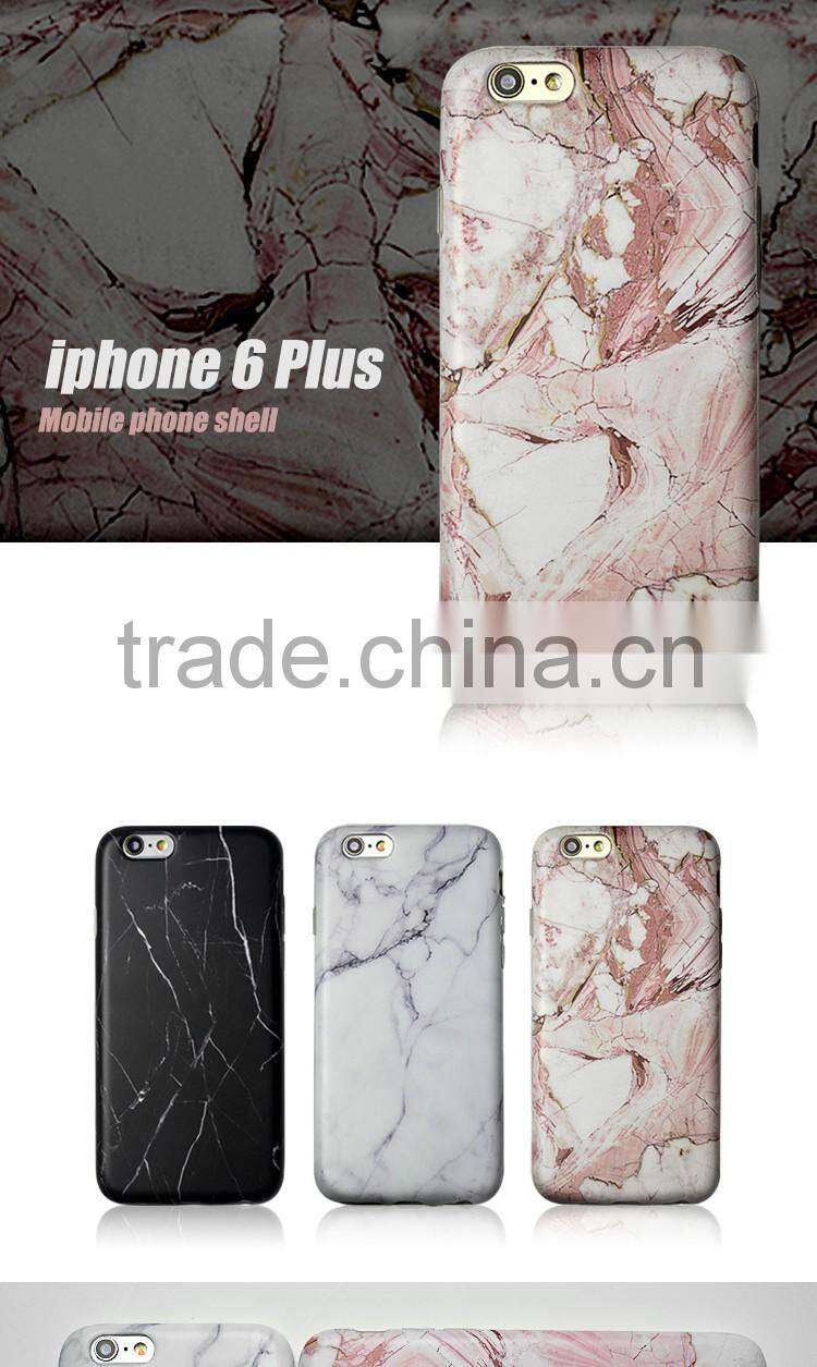 IMD marble cell phone case for iphone 6 4.7 6 plus inch case