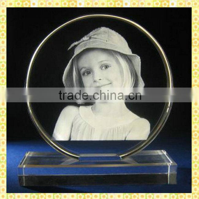 Personalized 3D Laser Crystal Gifts With Engraved Ganesh For Guest Souvenirs