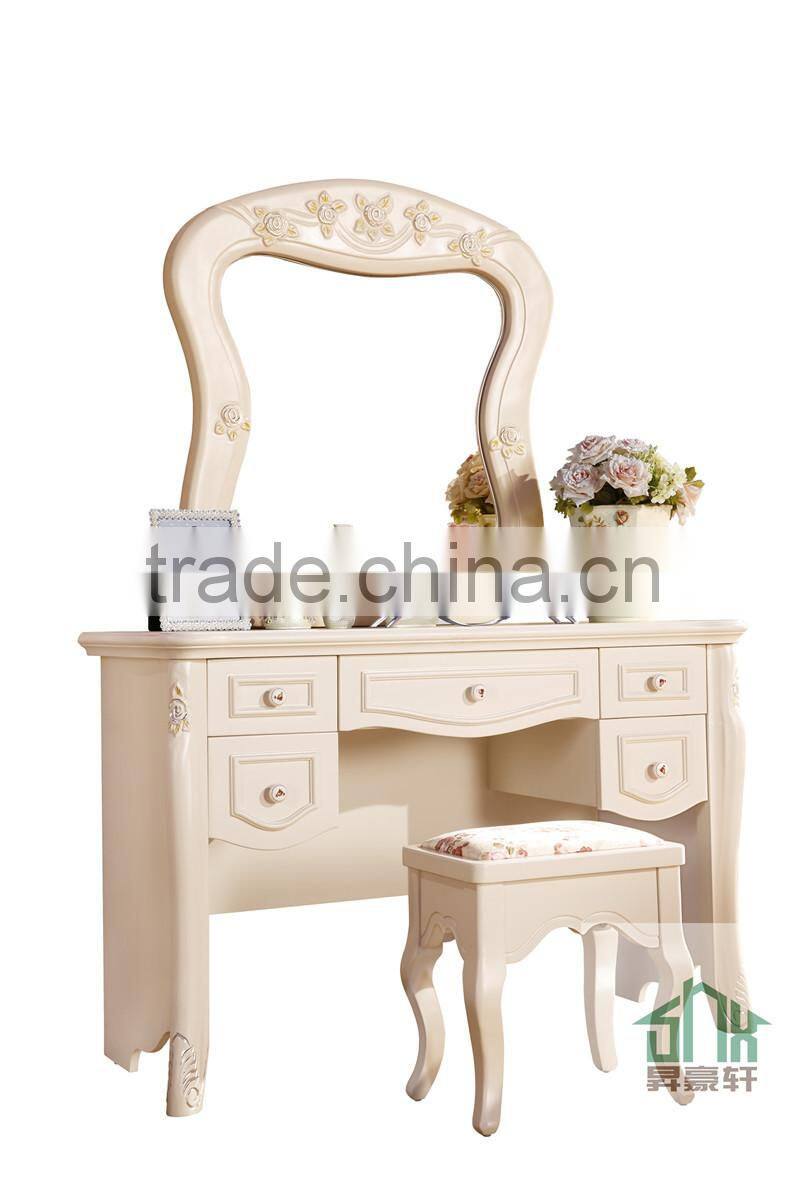 New Arrival White Dressing Table HA-906# Makeup Table Dressing Table Designs For Bedroom
