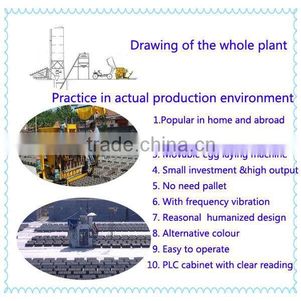 qmy6-25 latest technology cement blocks making machines