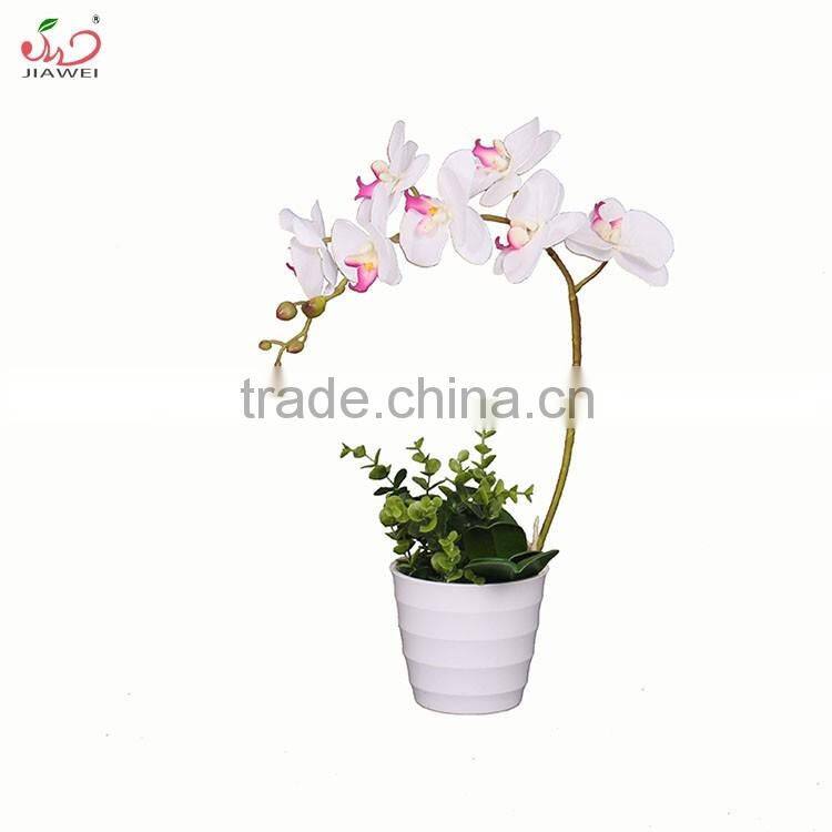 China cheap wholeasale artificial plant butterfly orchid flower garden decoration